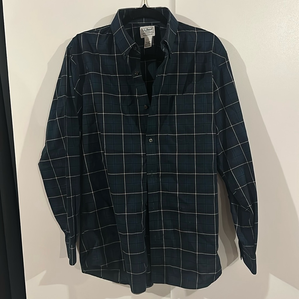 LL Bean Traditional Fit Button Up